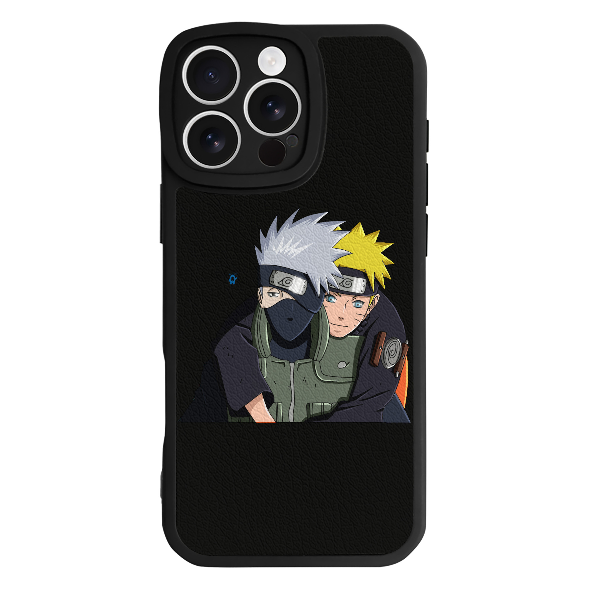 （画像用） NARUTO -ナルト- はたけ カカシ Hatake Kakashi 【iPhone 16シリーズ対応】シリコンスマホケース（レザー調） 材質：シリコン